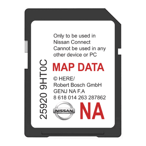 NISSAN 25920-9HT0C GPS SD Card Navigation Update