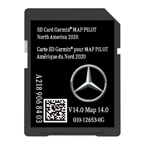 Mercedes SD Card GPS Navigation Garmin Map Pilot USA Canada Mexico CLA CLS GLA GLC GLE GLS Version