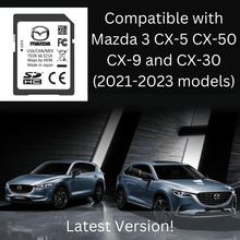 Mazda 3 CX-5 CX-50 CX-9 CX-30 2021-2023 TD2K66EZ1A GPS Navigation SD Card
