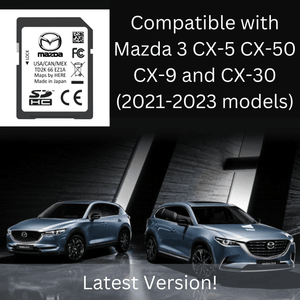 Mazda 3 CX-5 CX-50 CX-9 CX-30 2021-2023 TD2K66EZ1A GPS Navigation SD Card